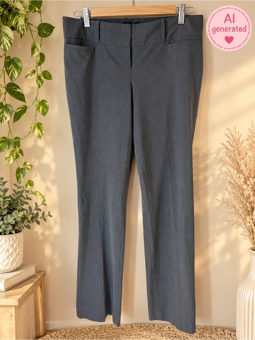 The Limited Collection Drew Fit Gray Dress Pants | Size 4R